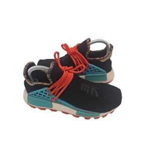 Adidas Men's NMD PHARRELL Multi Human Race Sneakers Black Size 6